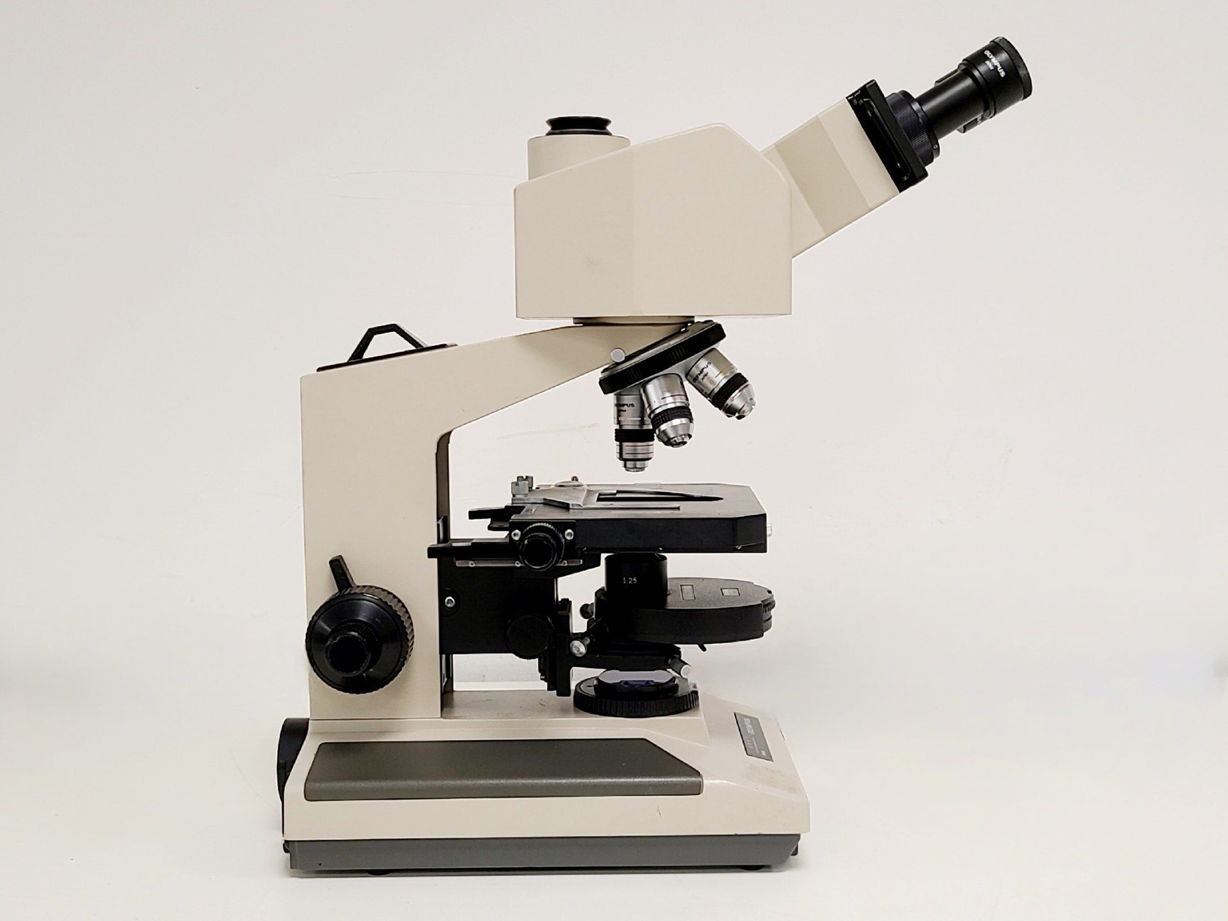 Image of Olympus BH-2 Compound Microscope w/ 5x Objectives DPlan SPlan A10PL Lab