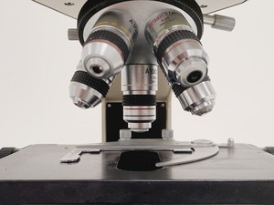 Thumbnail image of Olympus BH-2 Compound Microscope w/ 5x Objectives DPlan SPlan A10PL Lab