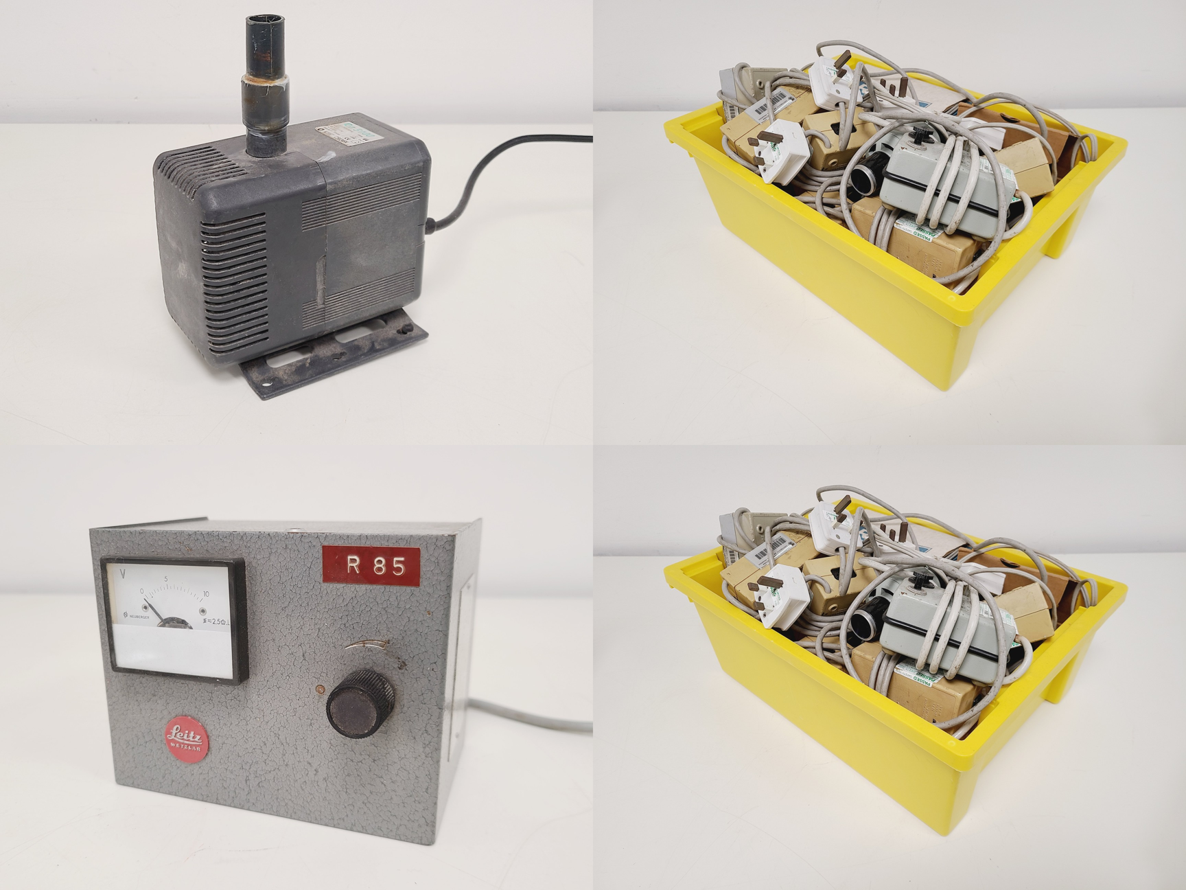 Image of Job Lot of Mixed Benchtop Lab Equipment - Mamiya, Olympus, Prior, Leitz, Buchi