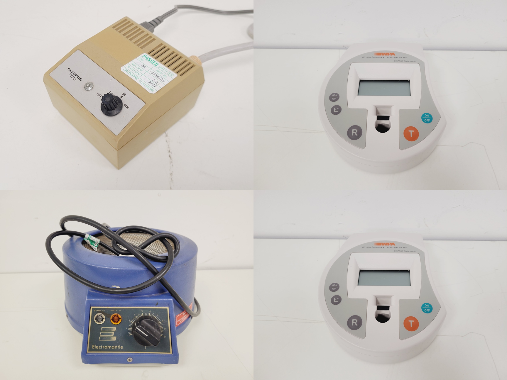 Image of Job Lot of Mixed Benchtop Lab Equipment - Mamiya, Olympus, Prior, Leitz, Buchi