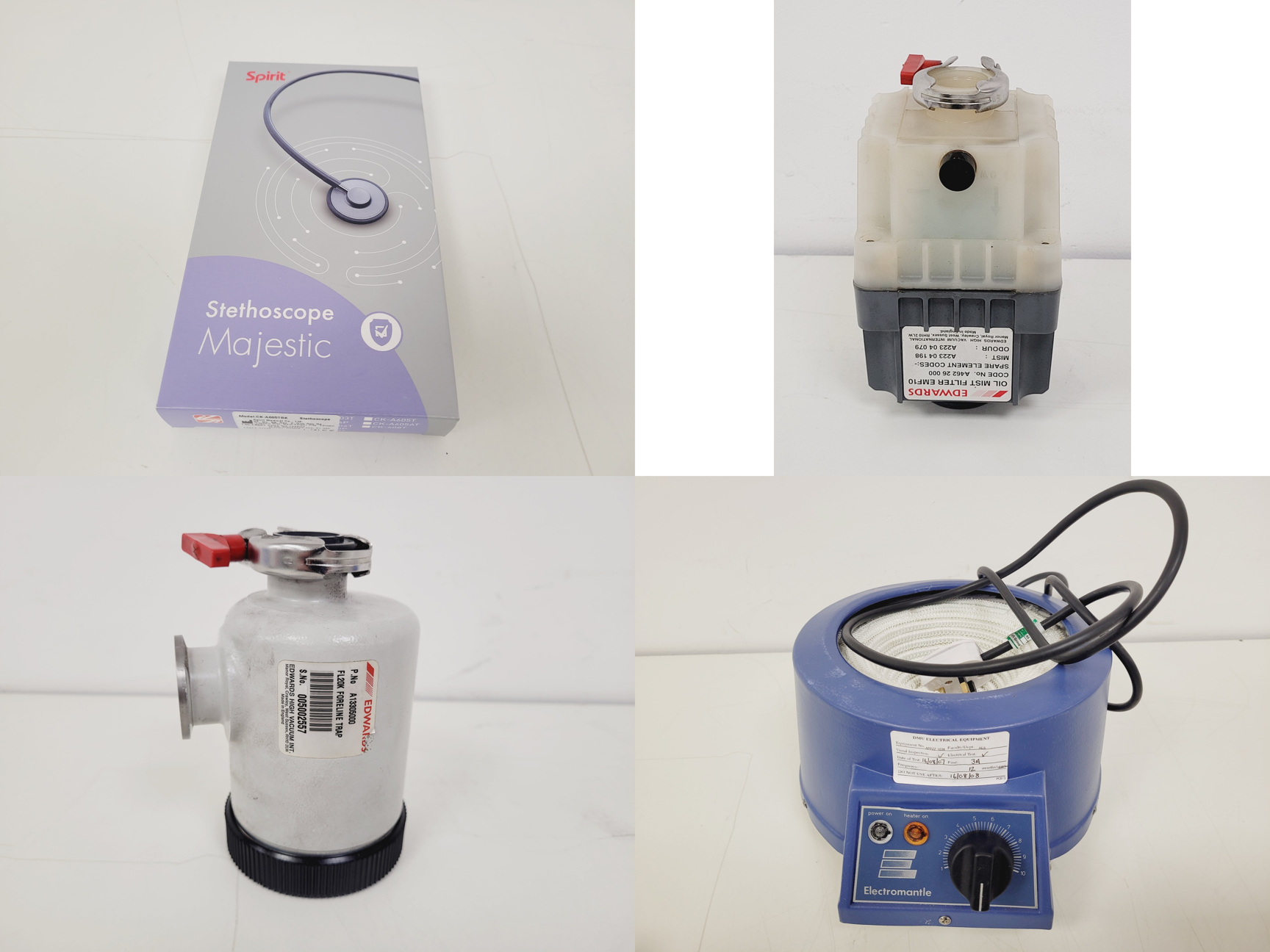 Image of Job Lot of Mixed Benchtop Lab Equipment - Mamiya, Olympus, Prior, Leitz, Buchi