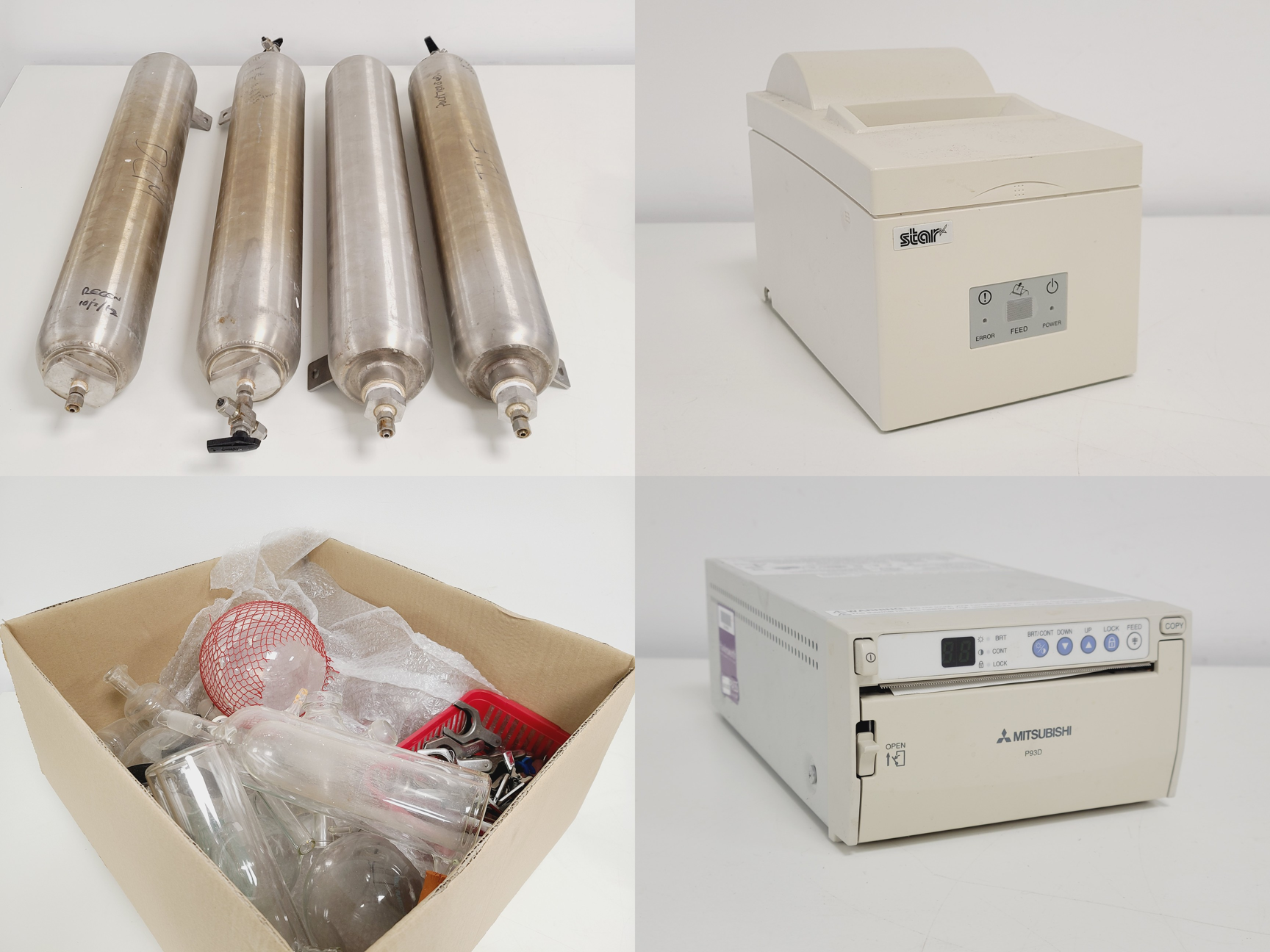 Image of Job Lot of Mixed Benchtop Lab Equipment - Mamiya, Olympus, Prior, Leitz, Buchi