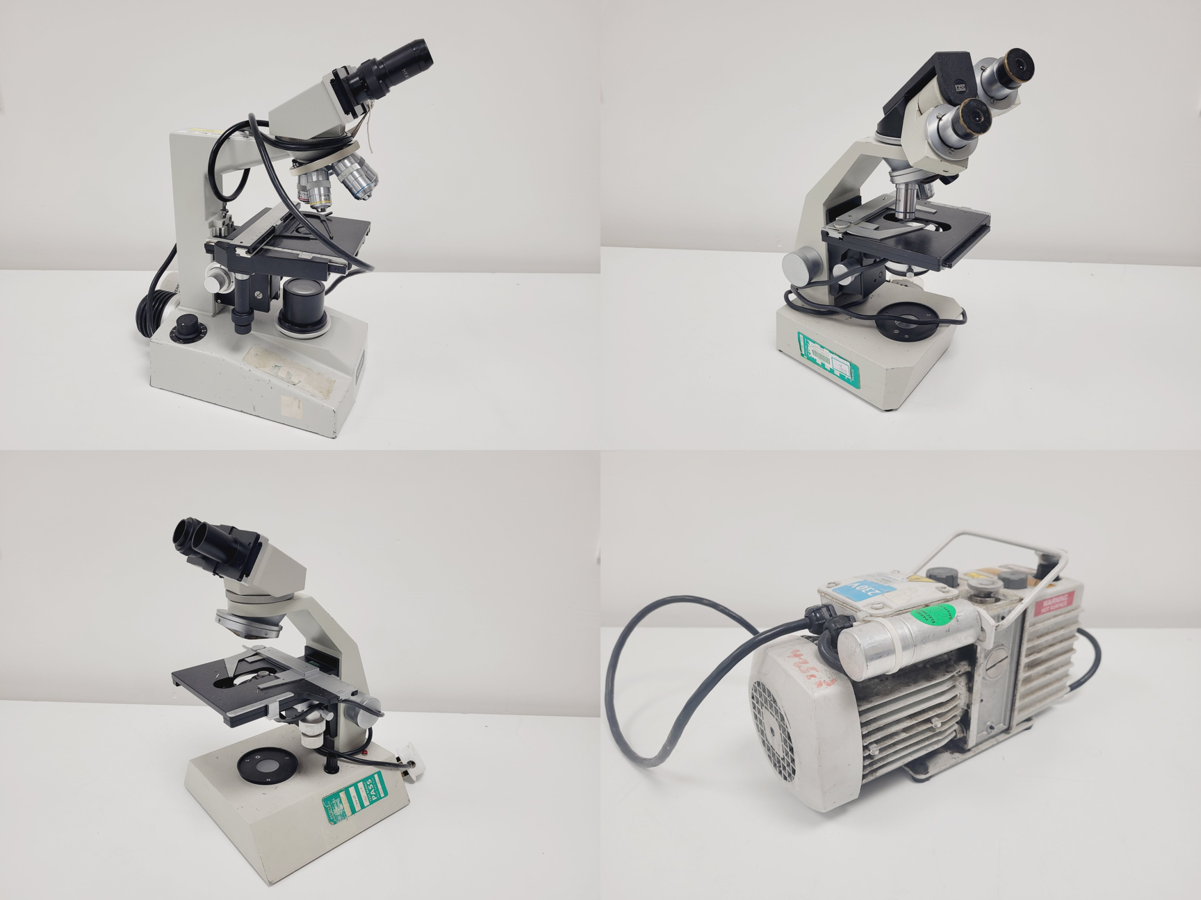 Image of Job Lot of Mixed Benchtop Lab Equipment - Mamiya, Olympus, Prior, Leitz, Buchi