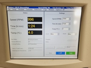 Thumbnail image of Beckman Coulter Optima L-100 XP Ultracentrifuge Floor Standing Centrifuge