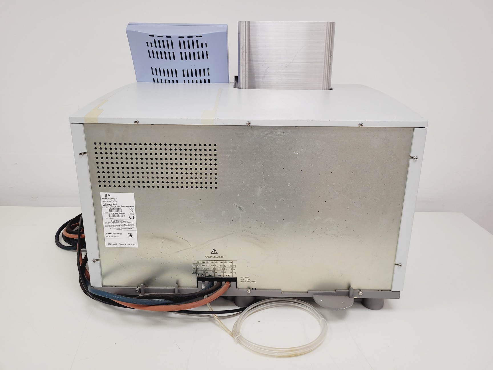 Image of Perkin Elmer AAnalyst 200 Atomic Absorption Spectrometer w/ Gas Purifier