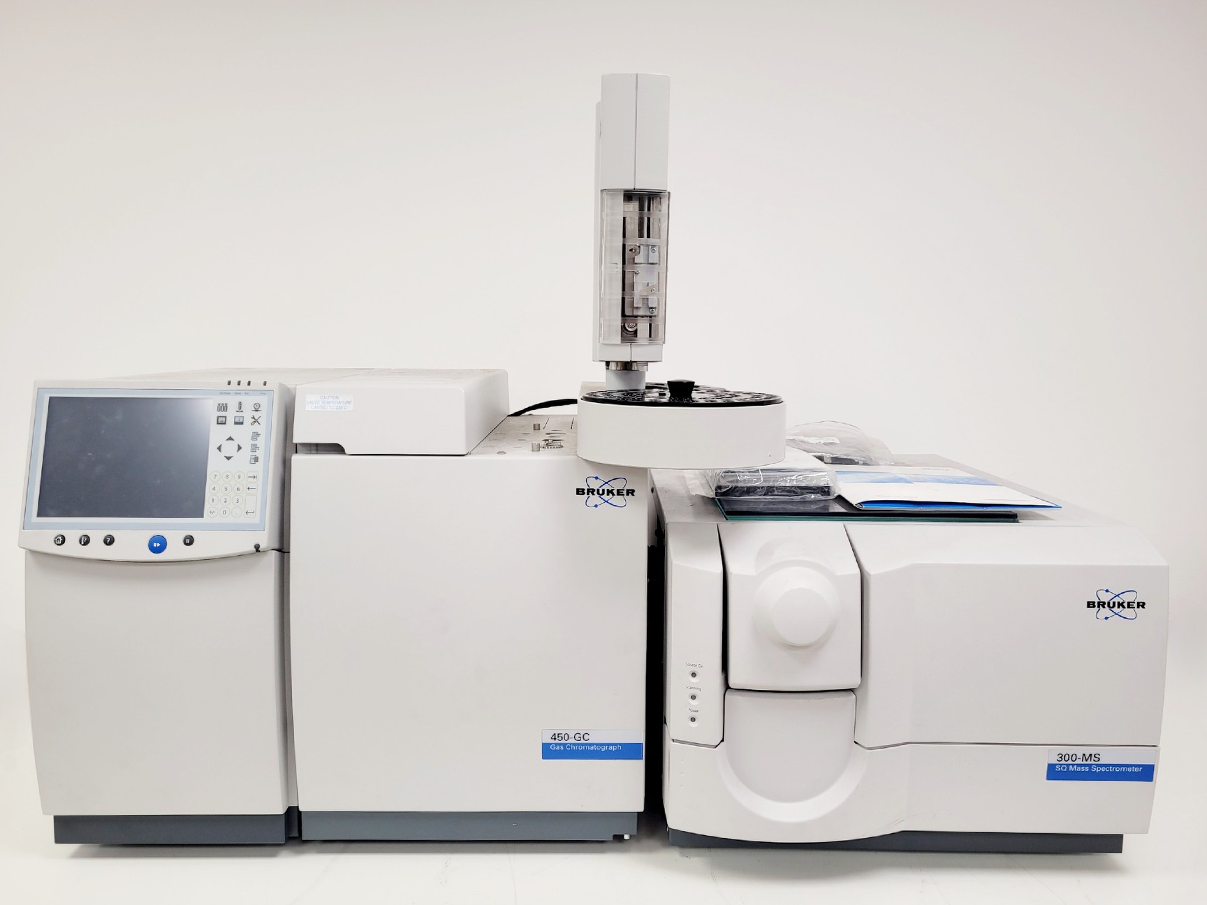 Image of Bruker 450-GC Gas Chromatograph W/CP-8400 Auto Sampler 300-MS Mass Spectrometer