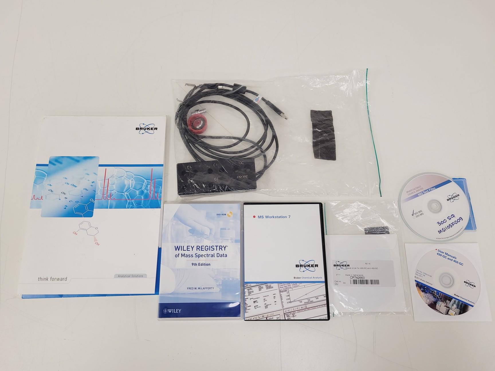 Image of Bruker 450-GC Gas Chromatograph W/CP-8400 Auto Sampler 300-MS Mass Spectrometer