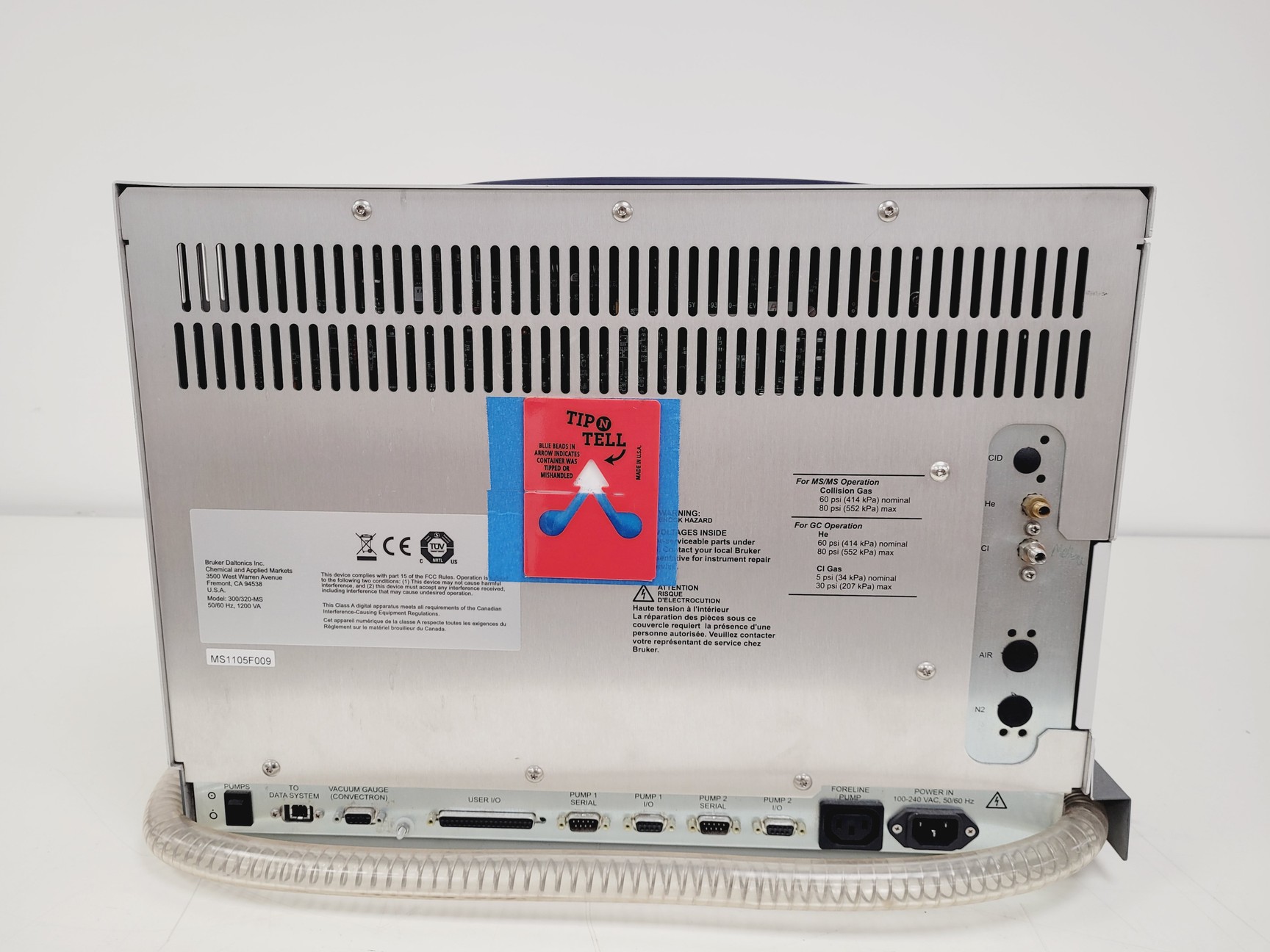 Image of Bruker 450-GC Gas Chromatograph W/CP-8400 Auto Sampler 300-MS Mass Spectrometer