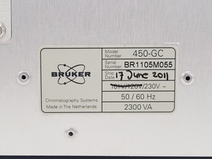 Thumbnail image of Bruker 450-GC Gas Chromatograph W/CP-8400 Auto Sampler 300-MS Mass Spectrometer