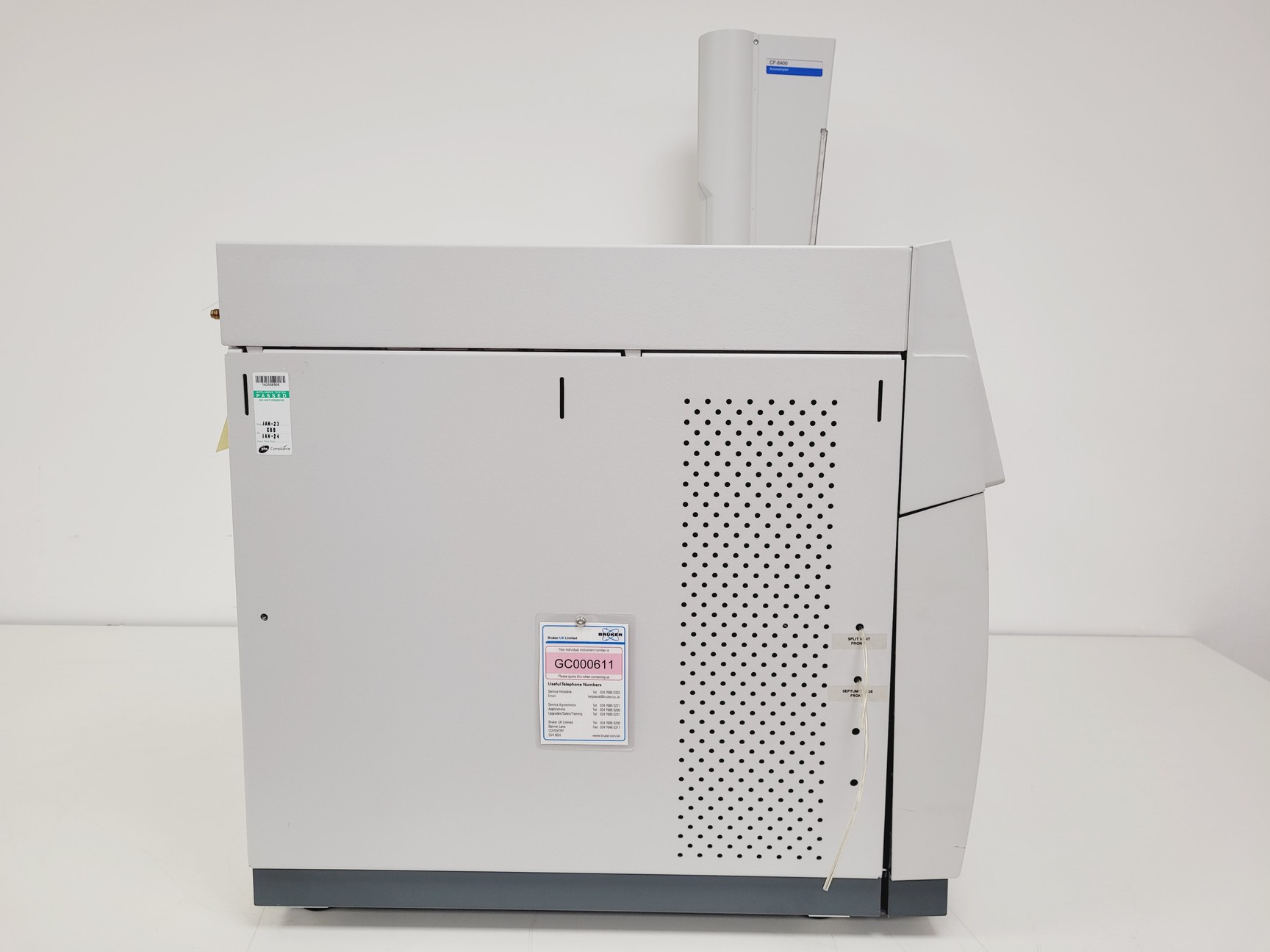 Image of Bruker 450-GC Gas Chromatograph W/CP-8400 Auto Sampler 300-MS Mass Spectrometer