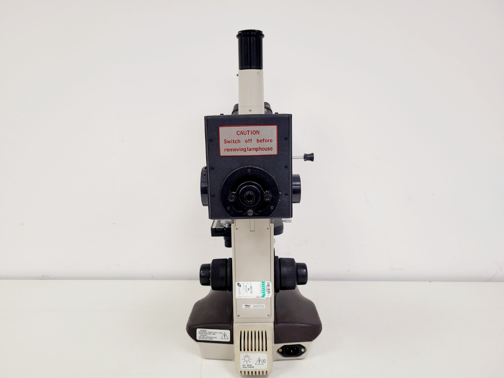 Image of Nikon Labophot-2 Trinocular Compound Microscope W/ 4 x Objectives