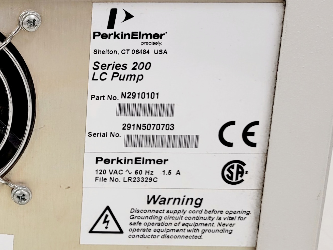 Image of Perkin Elmer Series 200 LC Pump Lab