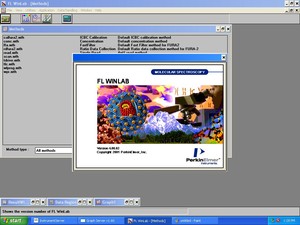 Thumbnail image of Perkin Elmer LS 55 Fluorescent Spectrometer w/ PC & Software Lab