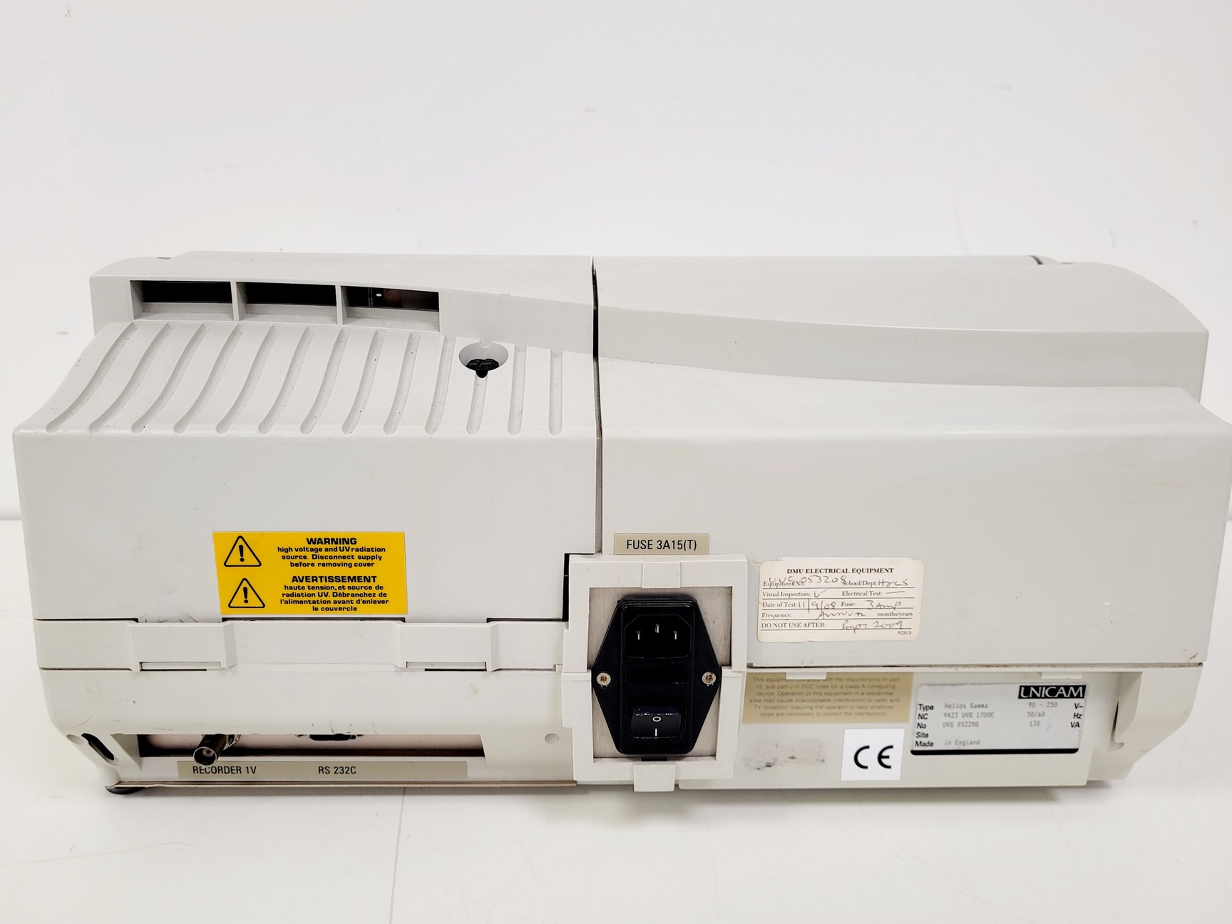 Image of Unicam Helios Gamma UV-Vis Spectrophotometer