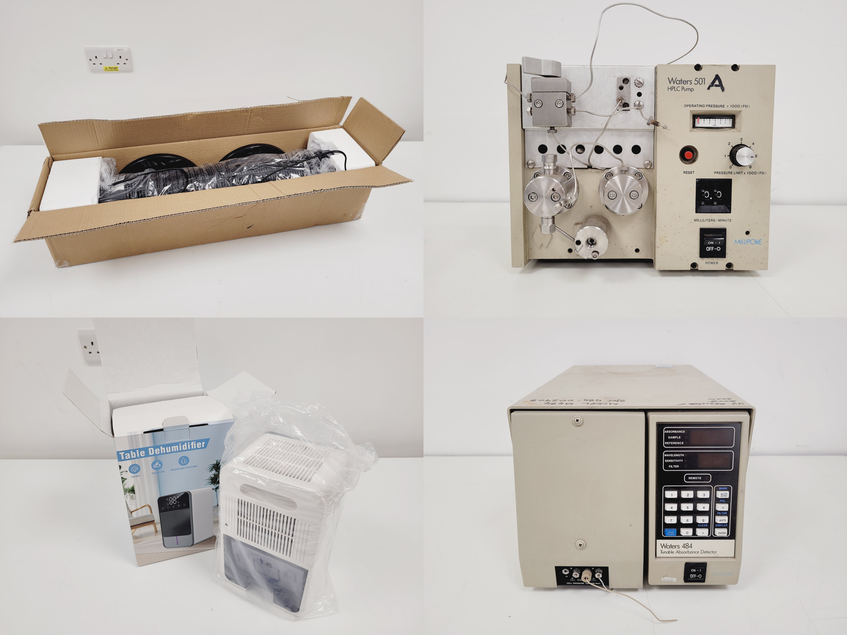 Image of Job Lot of Mixed Benchtop Lab Equipment - HP, Waters, Shimadzu, MSE, Varian 