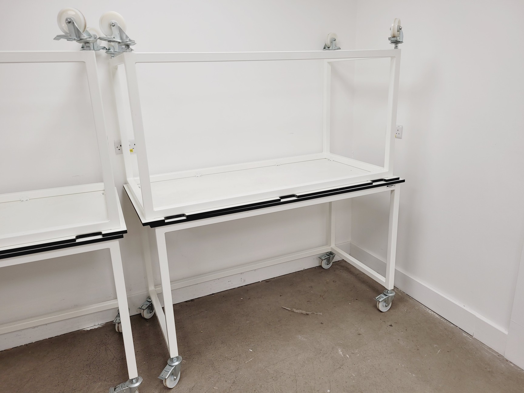 Image of 6 x White Trespa Laboratory Benching Worktops