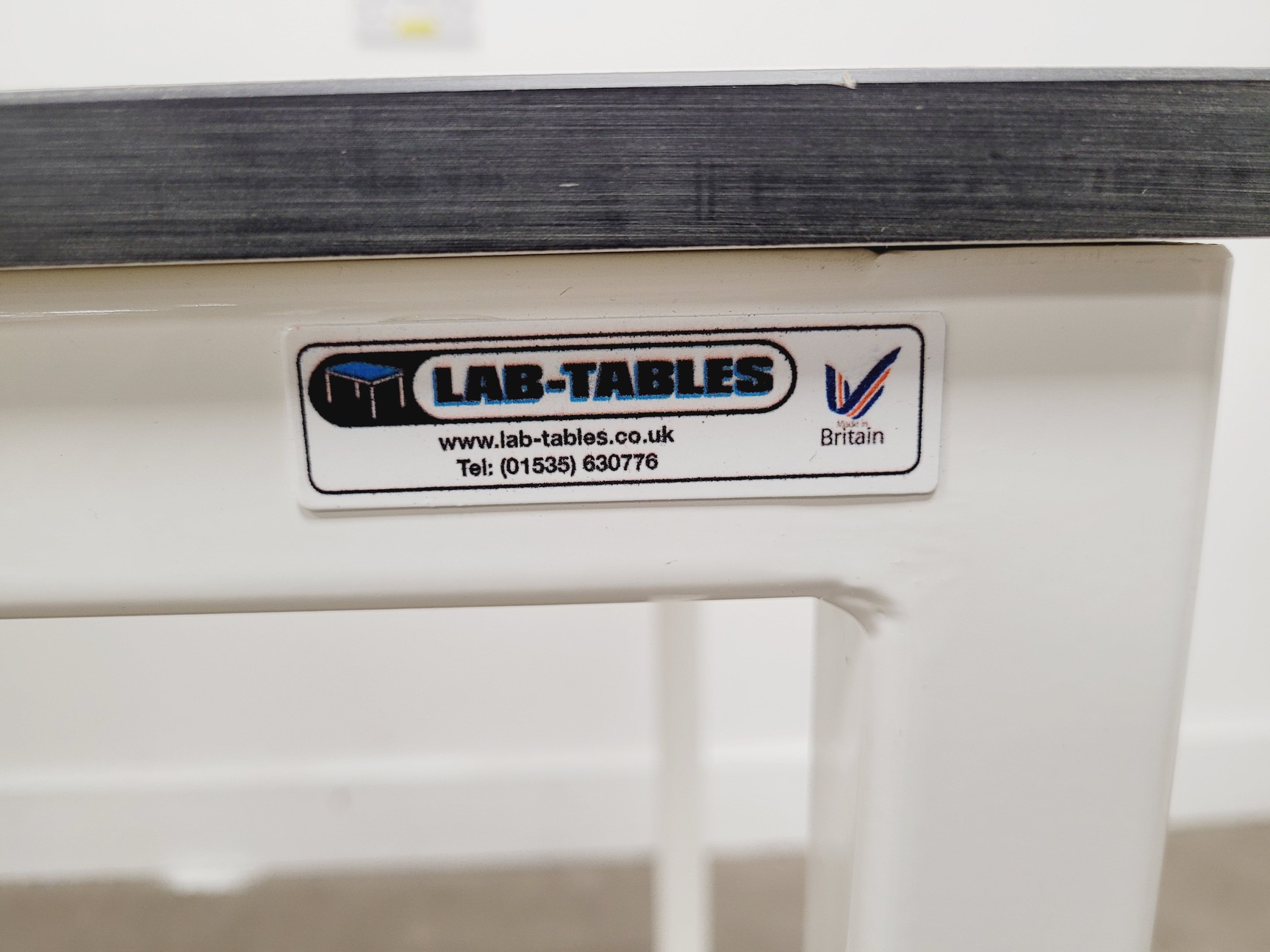 Image of 6 x White Trespa Laboratory Benching Worktops