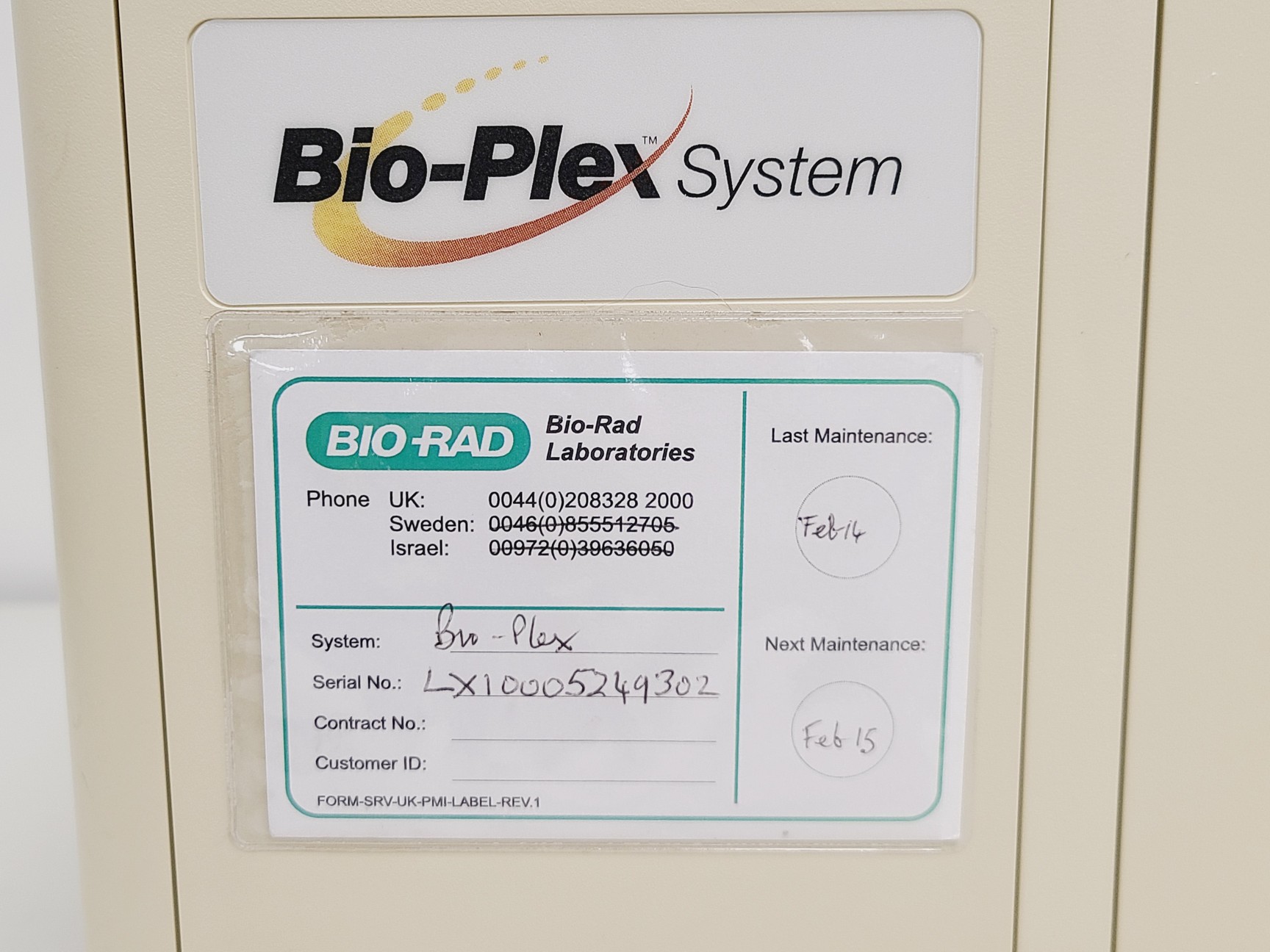 Image of BioRad Bio-Plex Multiplex Luminex System