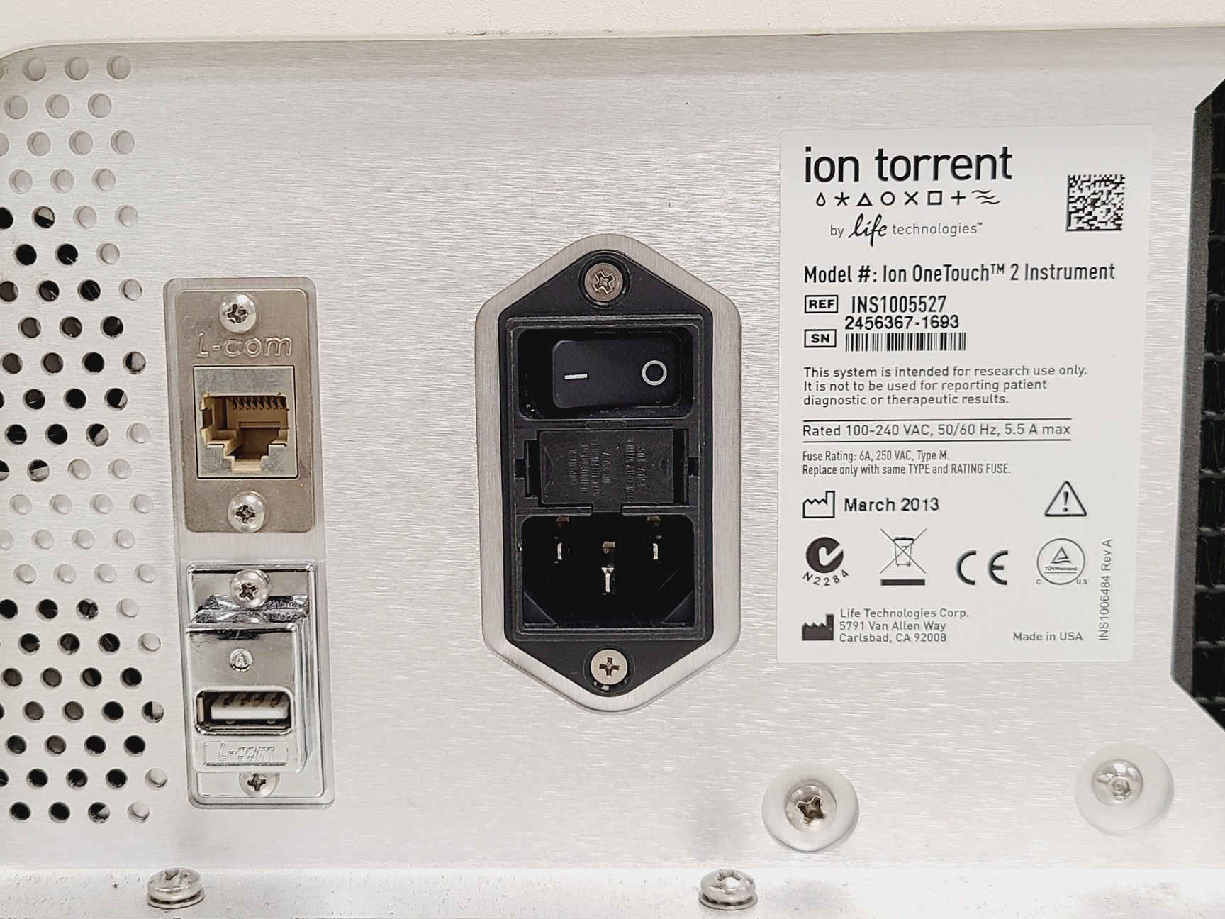 Image of Agilent Ion OneTouch 2 Ion Torrent Instrument w/ 2100 Bioanalyser