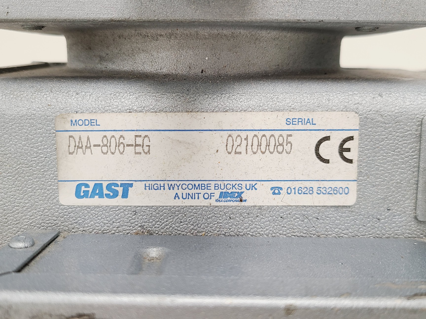 Image of Gast DAA-806/P125-EG Vacuum Pump