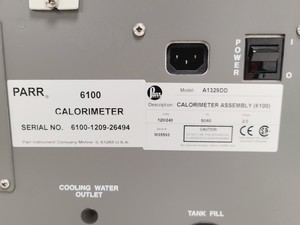 Thumbnail image of Parr 6100 Oxygen Bomb Calorimeter