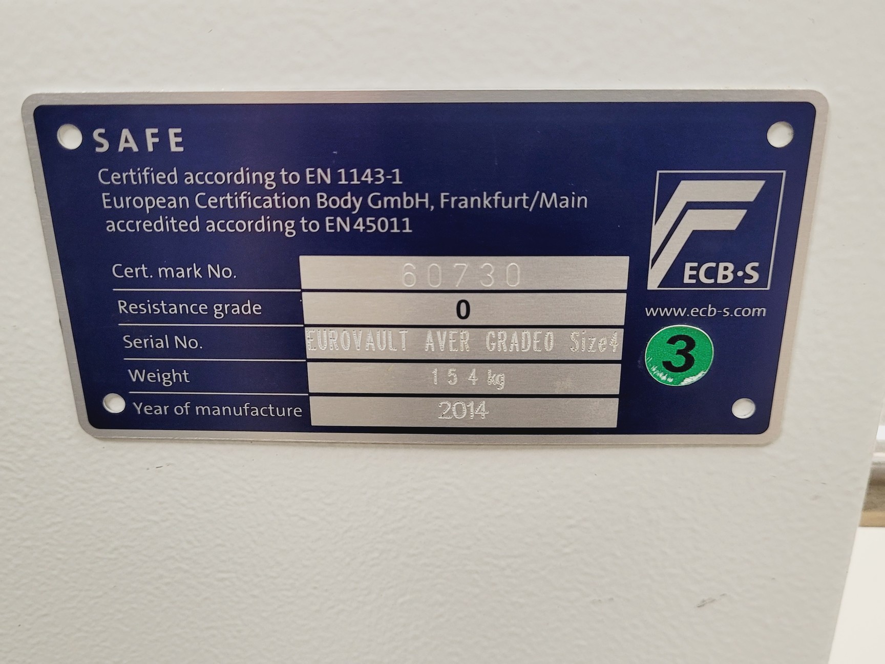 Image of Banham Burton Duo Dead Bolt Freestanding Safe