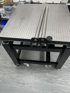 Thumbnail image of Thorlabs Optical Table Setup: PFR9090-B Frame, B9090L Breadboard & Shelves 