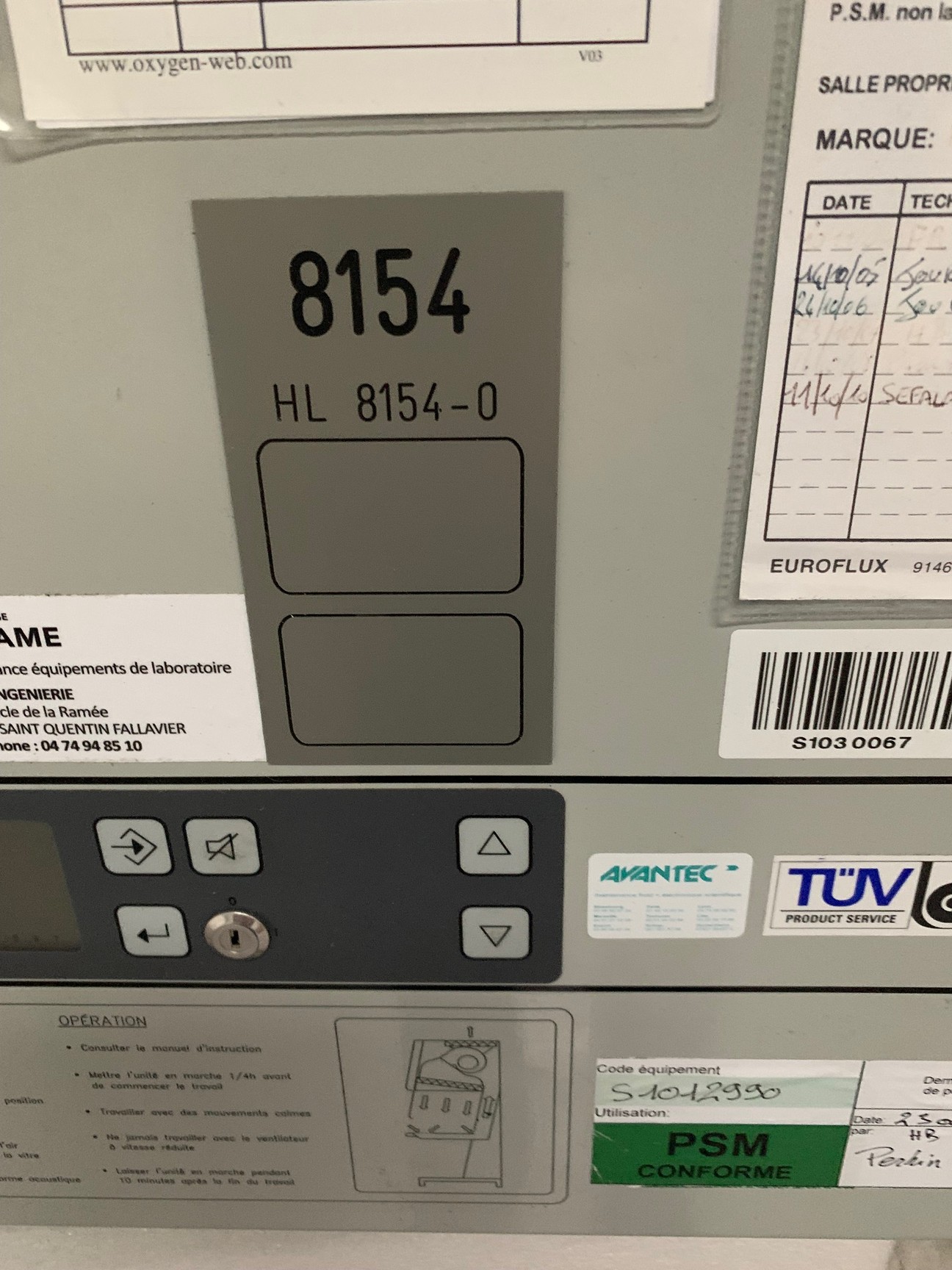 Image of Holten LaminAir Class 2 Biosafety Cabinet Lab