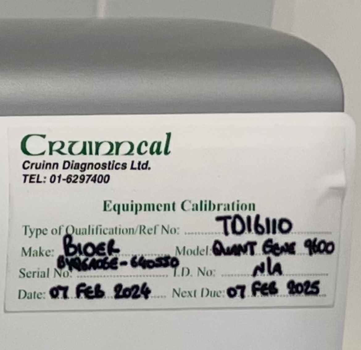 Image of Bioer QuantGene 9600 RT Real-Time PCR Machine Lab