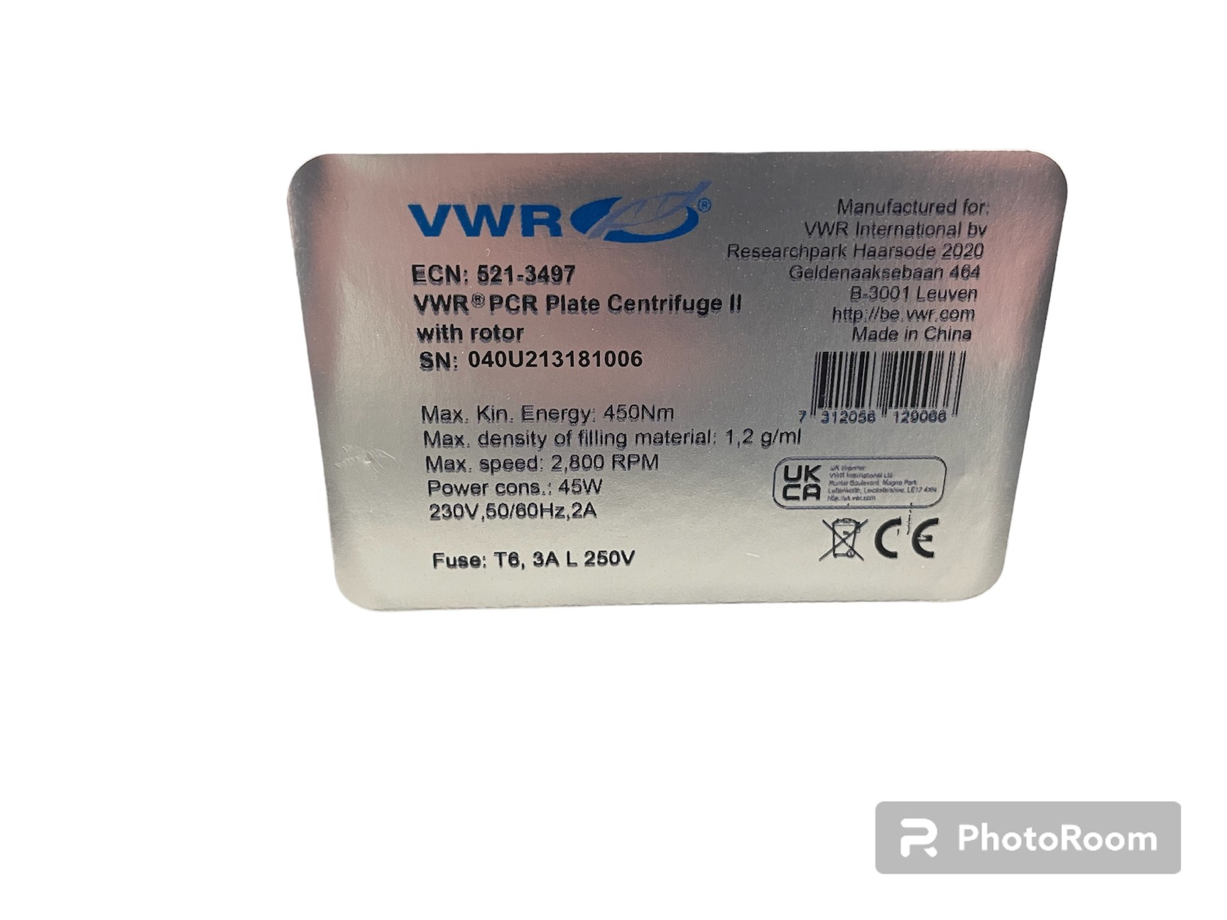 Image of VWR PCR Plate Centrifuge II Lab