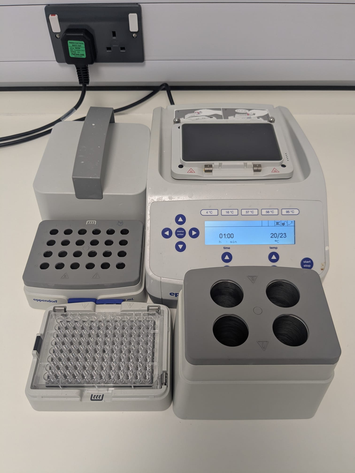 Image of Eppendorf ThermoStat C with Heating Block Attachments Lab