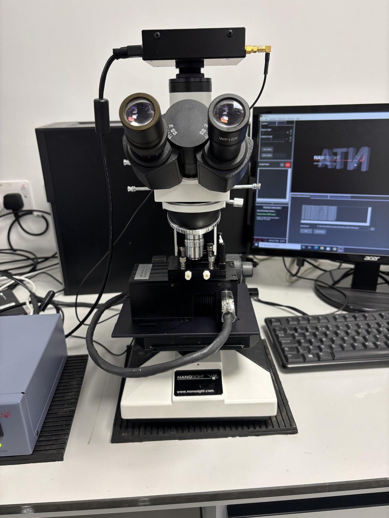 Image of Nanosight LM10 Nanoparticle Analyser with CMOS Camera and LM14 Laser Stage