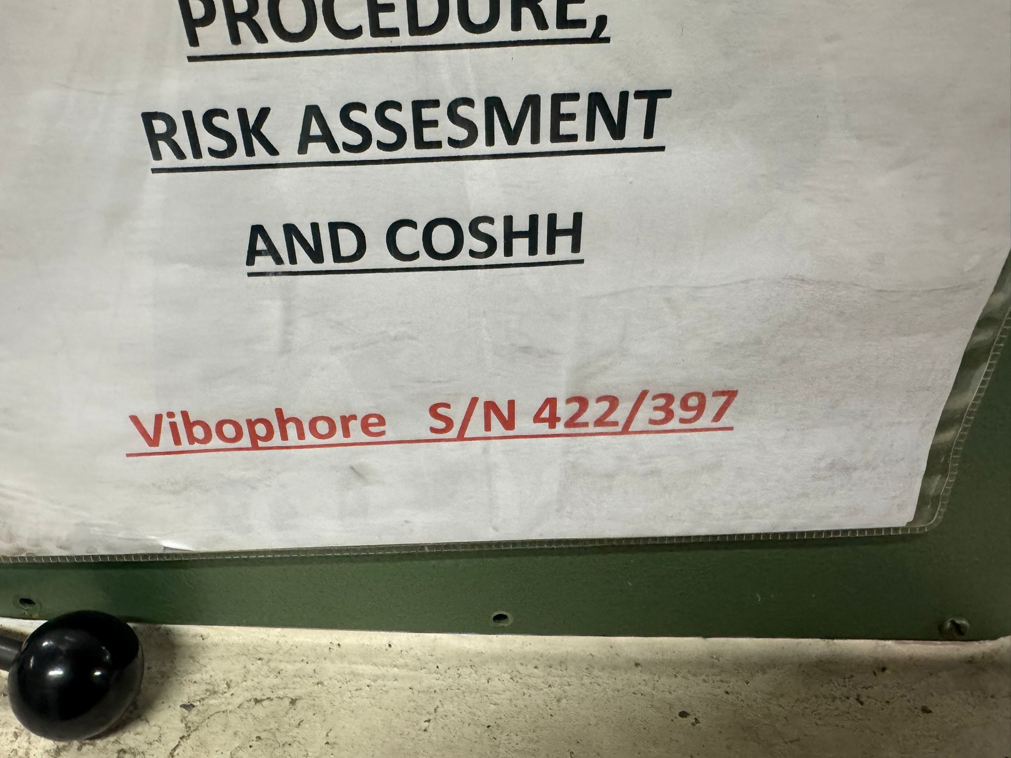 Image of Amsler Vibrophore 20 kN High Cycle Fatigue Testing Machine S/R