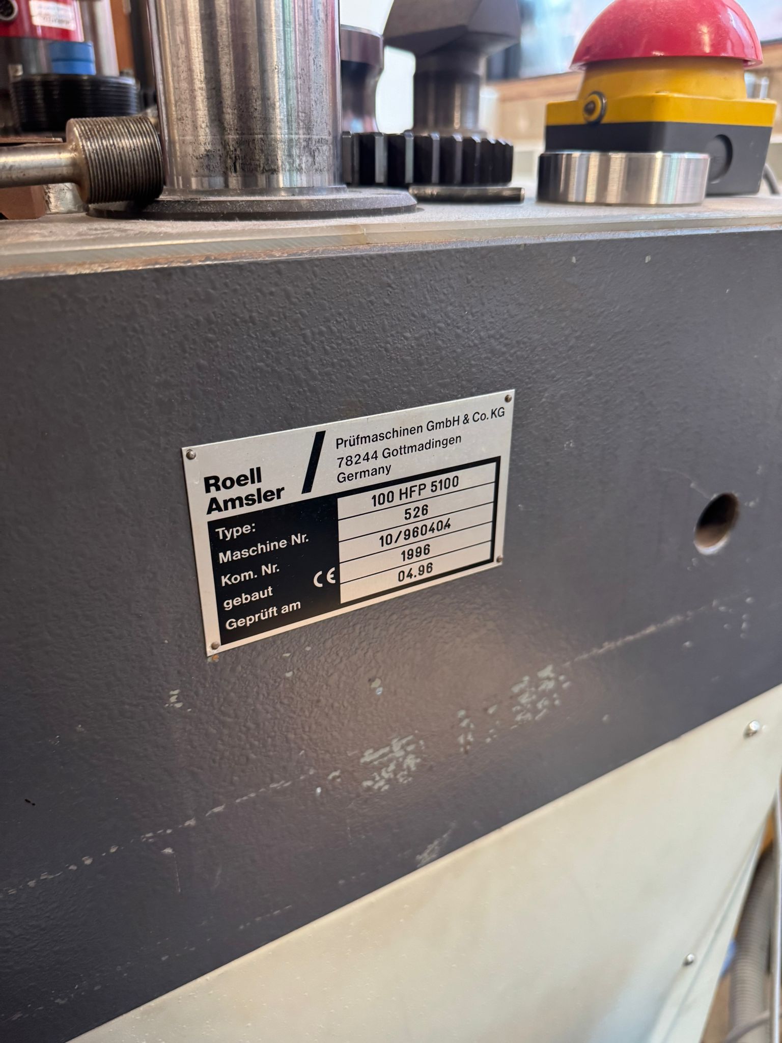 Image of Zwick Roell HFP51 High Frequency Fatigue Testing System 100 kN / 10 kN Load S/R
