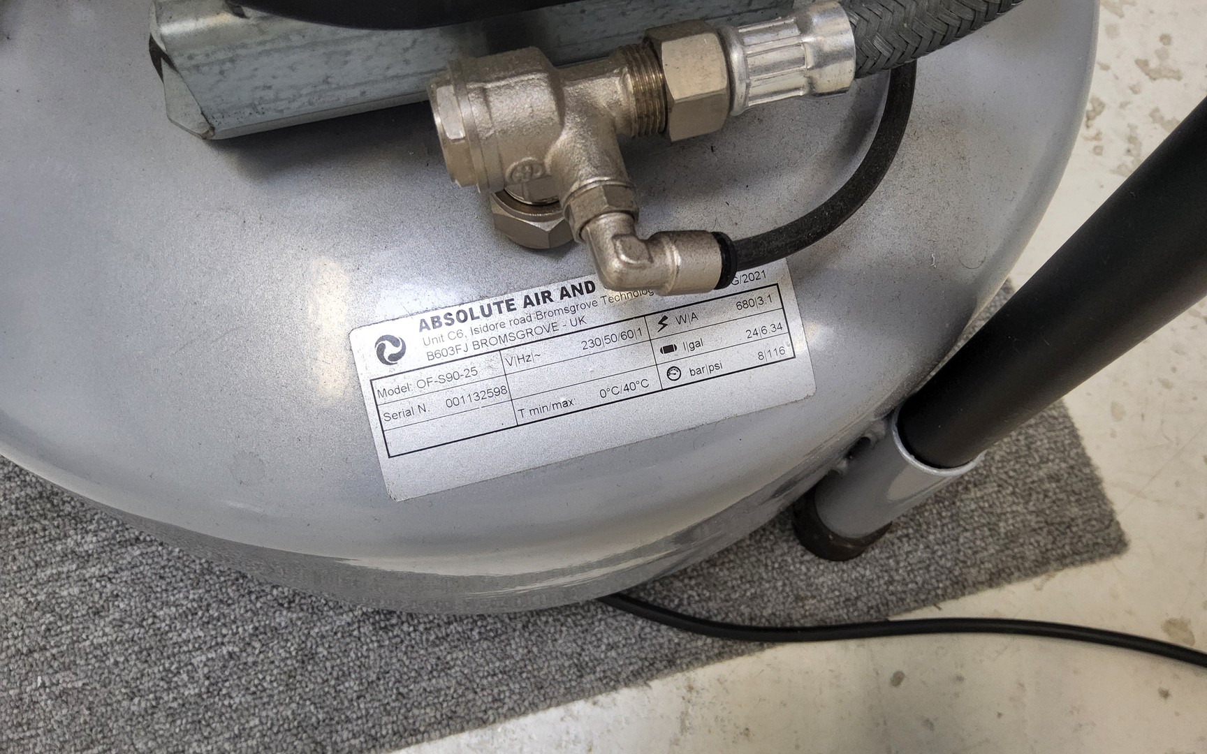 Image of Absolute OF-B90-25 Oil Free Compressor Lab