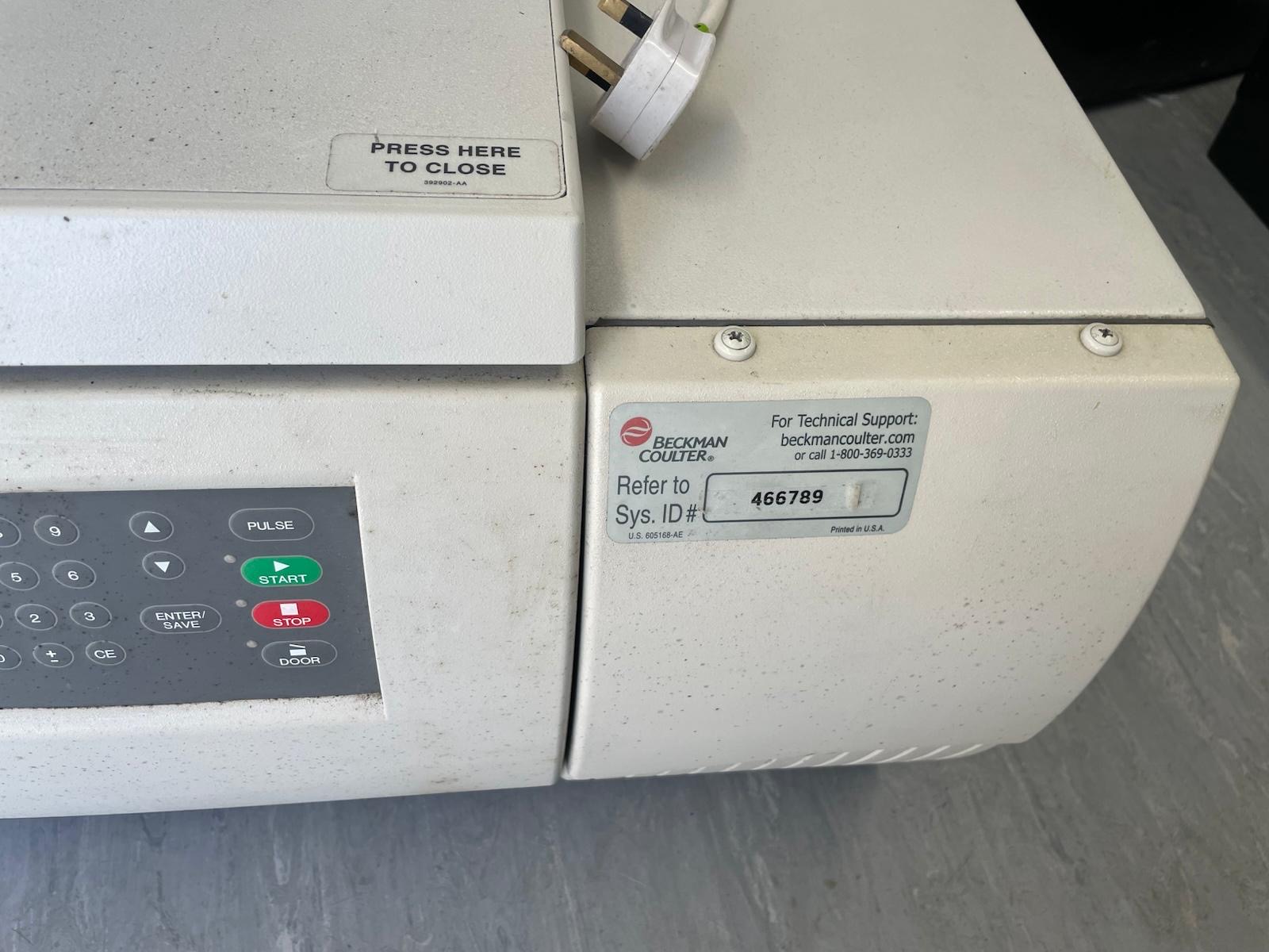 Image of Beckman Coulter Allegra X-12R Centrifuge w/ SX4750A Rotor Lab