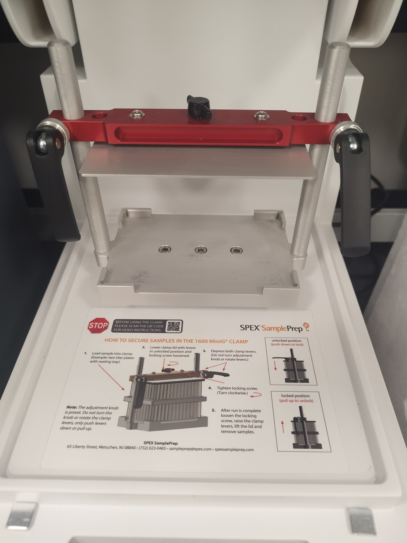 Image of SPEX SamplePrep 1600 MiniG Homogeniser Lab