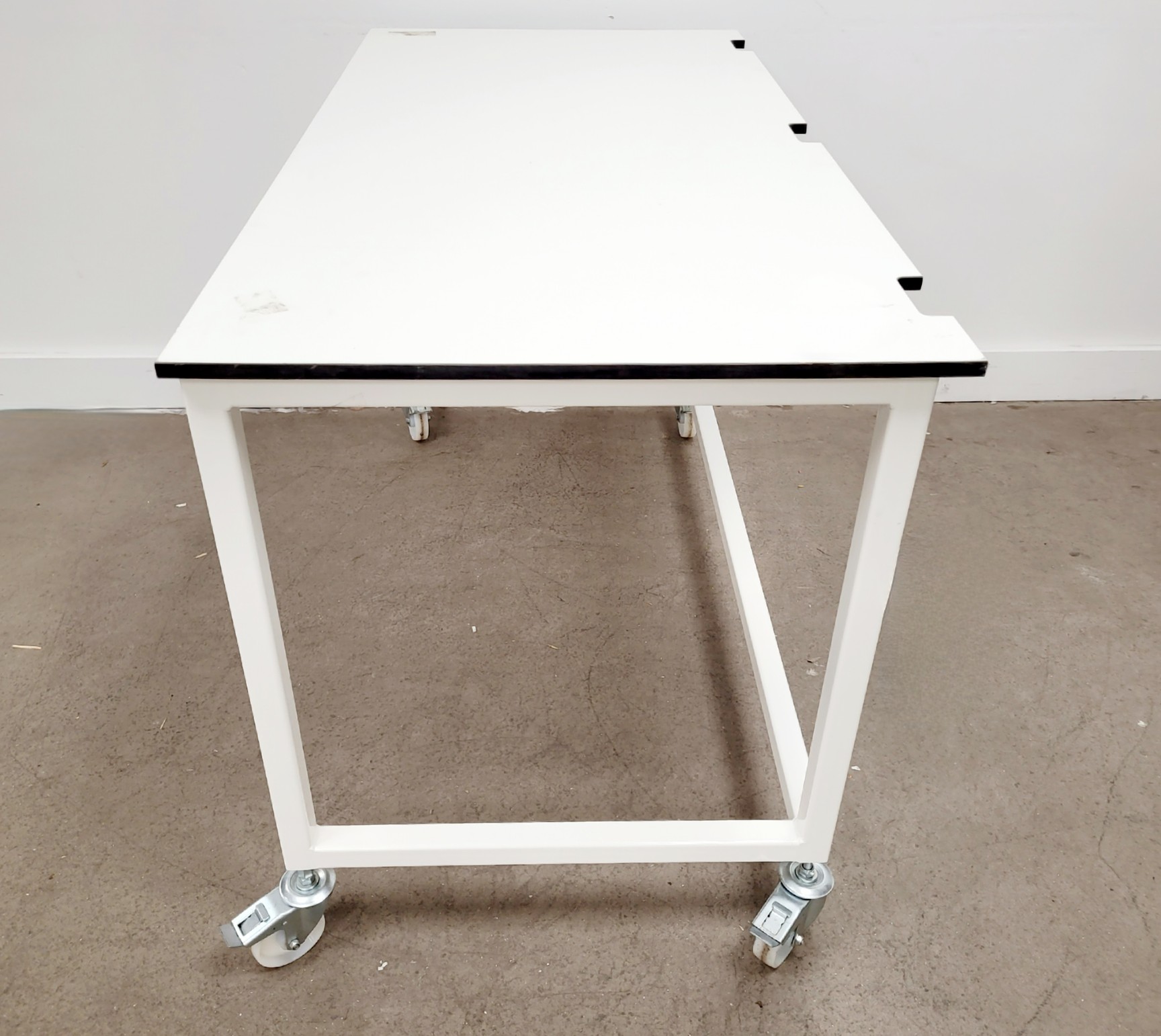 Image of Job Lot 6 x White Trespa Laboratory Benchtop Tables