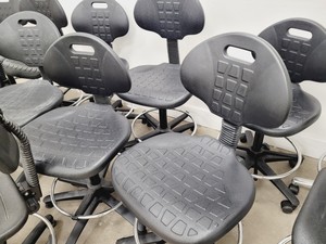 Thumbnail image of Job lot of 14 x Black Lab Stools/Chairs