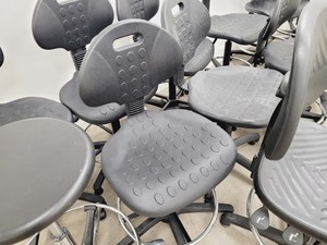 Thumbnail image of Job lot of 14 x Black Lab Stools/Chairs