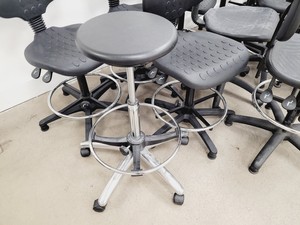 Thumbnail image of Job lot of 14 x Black Lab Stools/Chairs