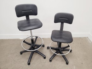 Thumbnail image of Job lot of 14 x Black Lab Stools/Chairs