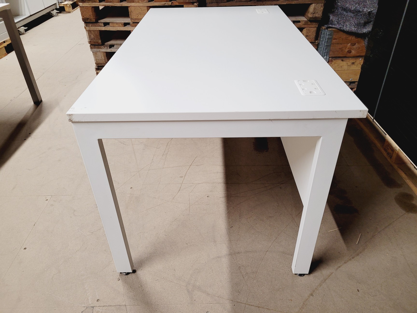 Image of White Lab Office Workstation Desk