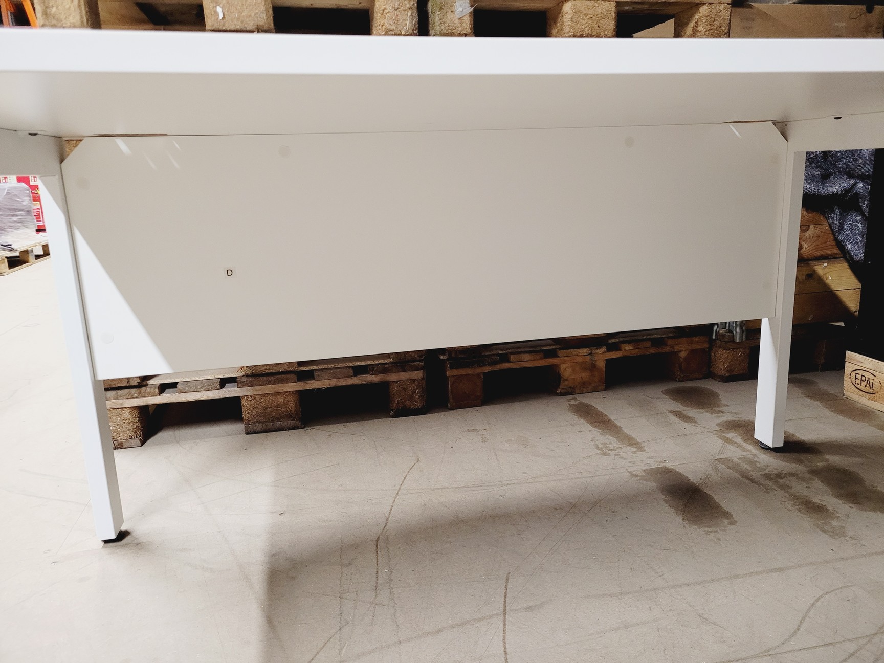 Image of White Lab Office Workstation Desk