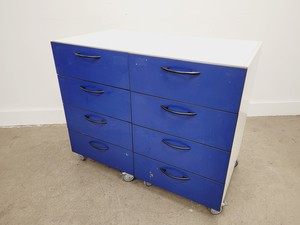 Thumbnail image of 2 x Blue/White Sets of Drawers