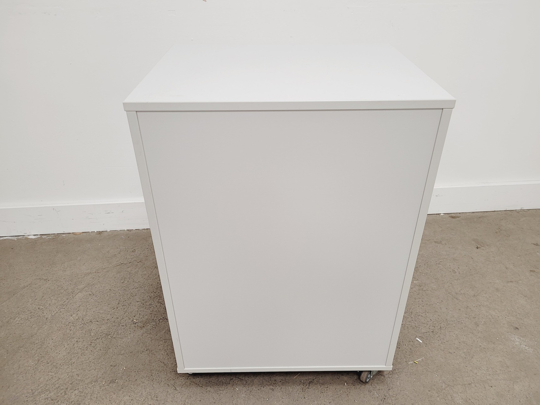 Image of Set of 4 Grey Laboratory Cupboards & Drawers