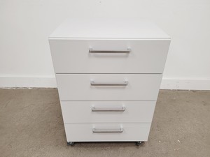 Thumbnail image of Set of 4 Grey Laboratory Cupboards & Drawers