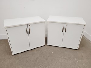 Thumbnail image of 2 x White Laboratory Cupboards/Storage