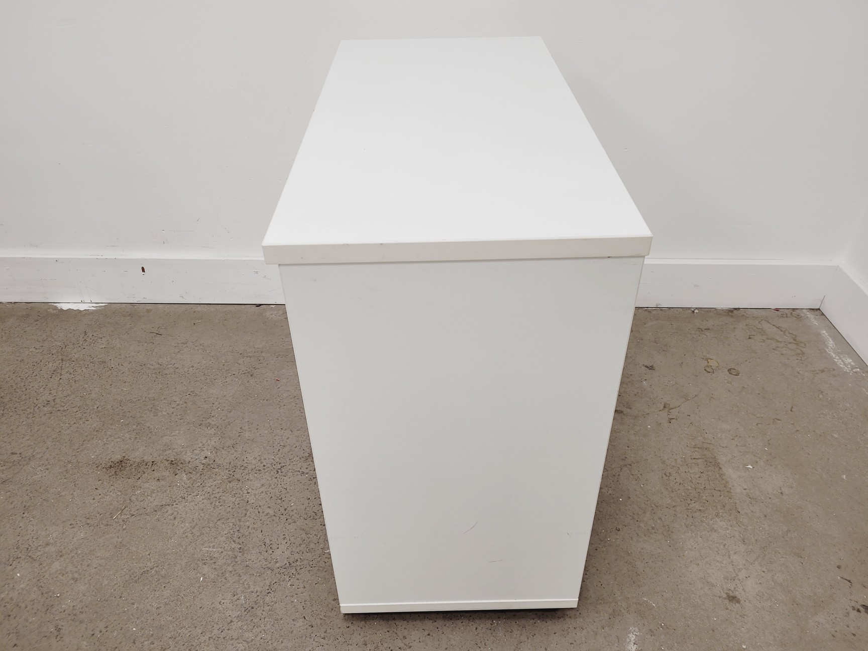 Image of 2 x White Laboratory Cupboards/Storage