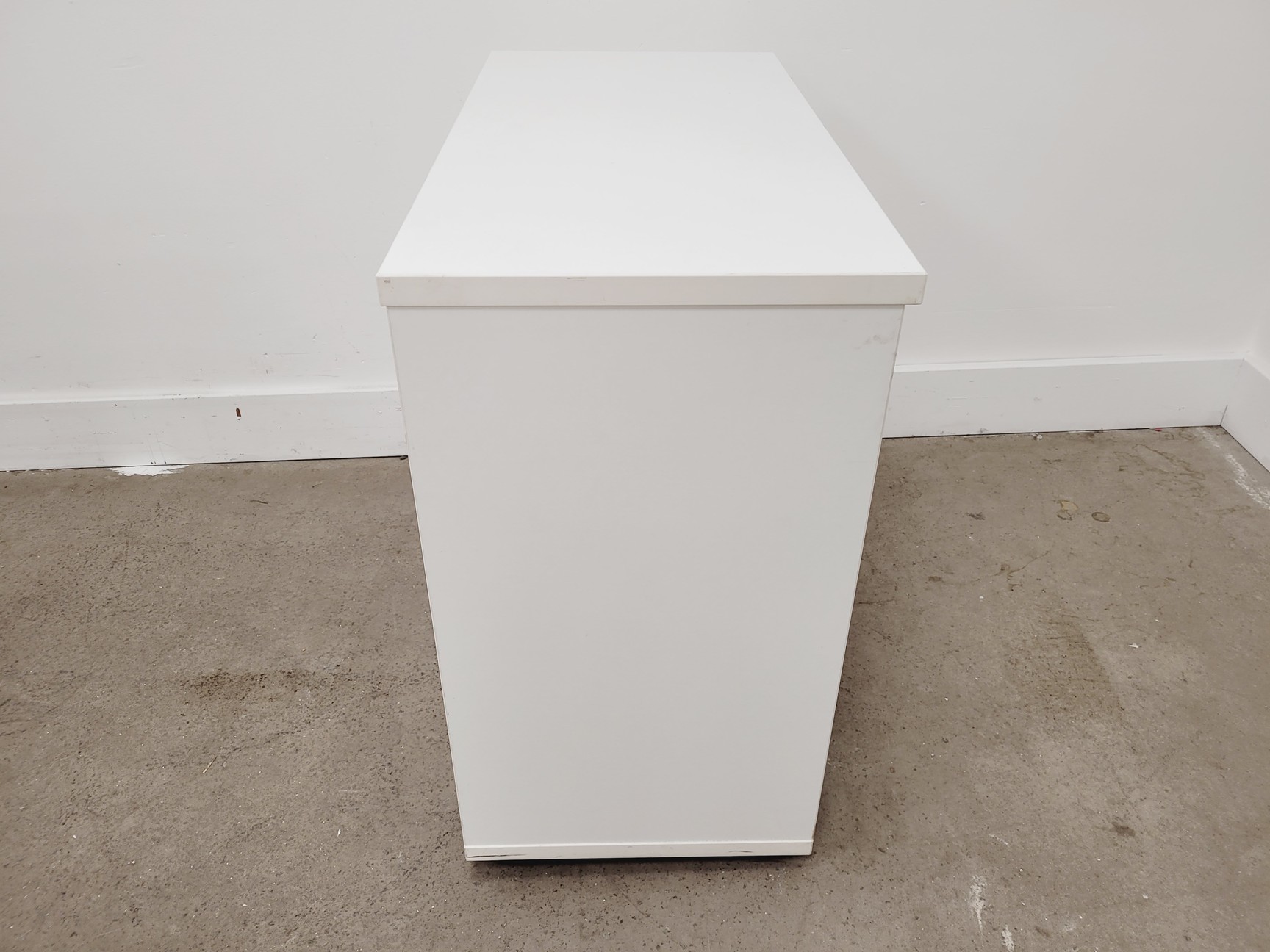 Image of 2 x White Laboratory Cupboards/Storage